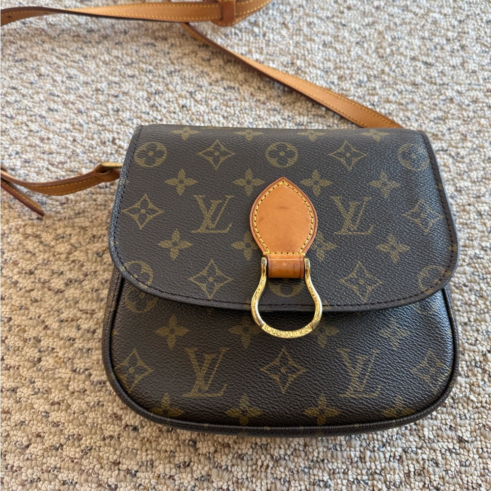 Louis Vuitton Brown Saint Cloud PM size